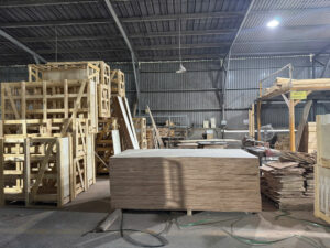 Đóng kiện sản phẩm đá nung kết