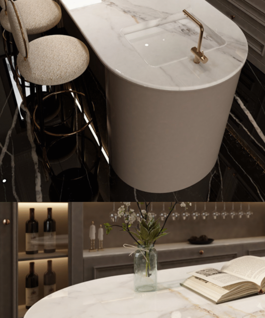 Đá Nung Kết Calacatta Royale