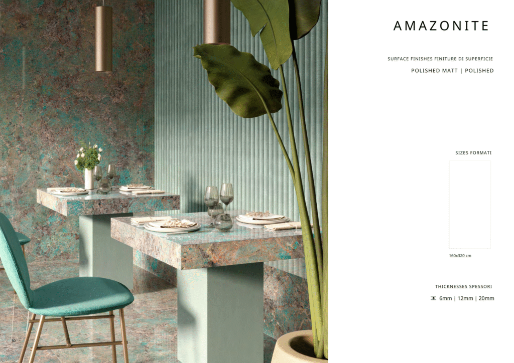 Đá nung kết Amazonite
