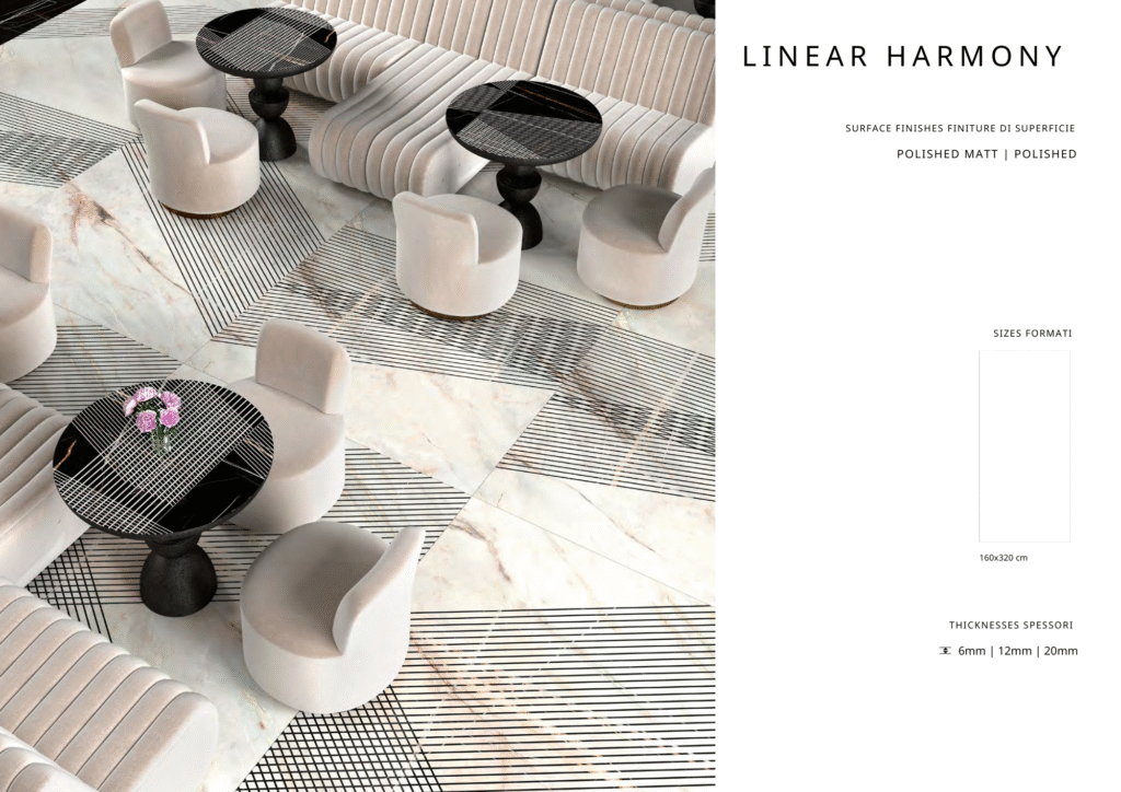 Thông số kỹ thuật Đá nung kết Linear Harmony