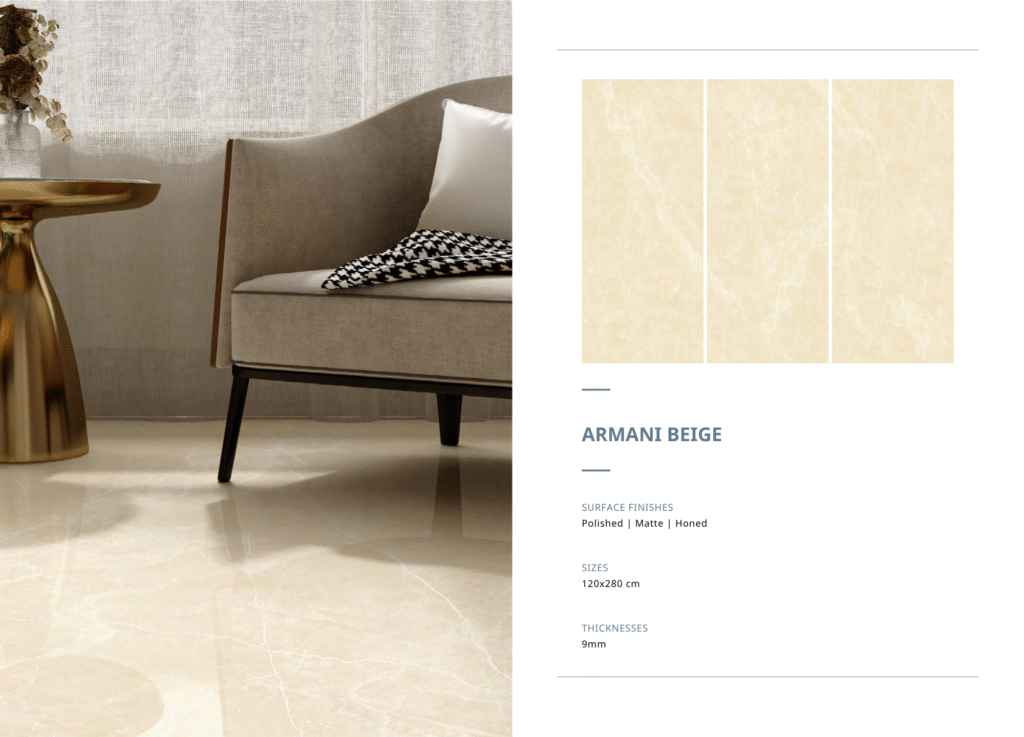 Đá nung kết Armani Beige