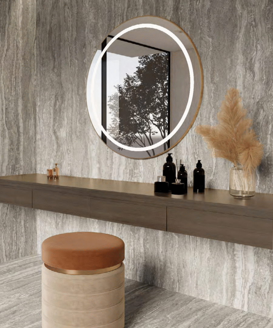 Đá nung kết Travertino Gray