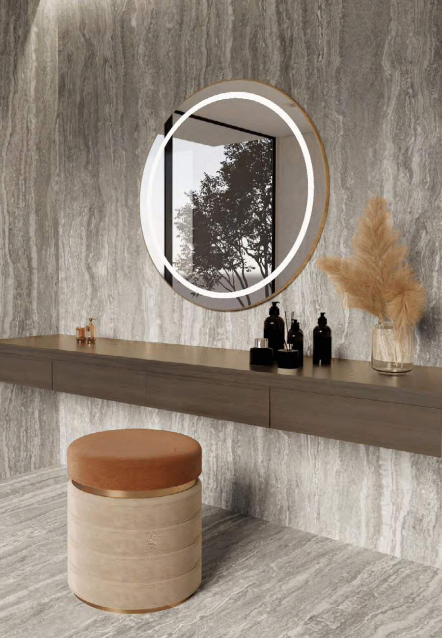 Đá nung kết Travertino Gray