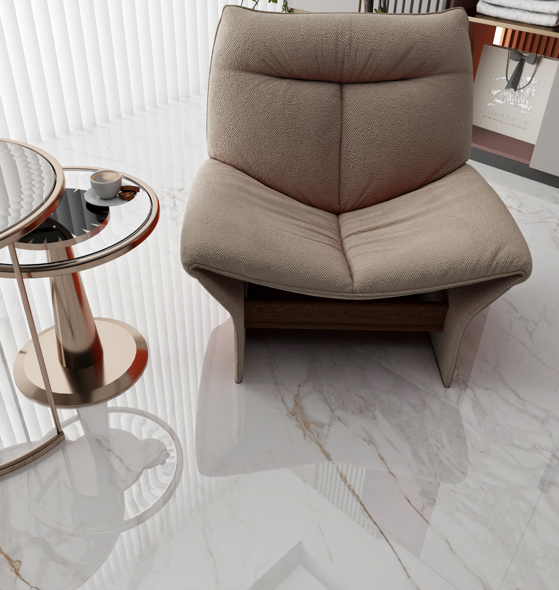 Đá nung kết Apuan Luxe - Vật liệu hiện đại , sang trọng, bền bỉ theo thời gian