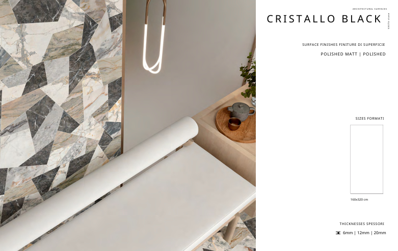 ĐÁ NUNG KẾT CRISTALLO BLACK - STONE