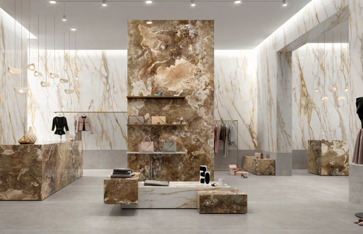 Đá nung kết Cosmic Rosso - Vasta