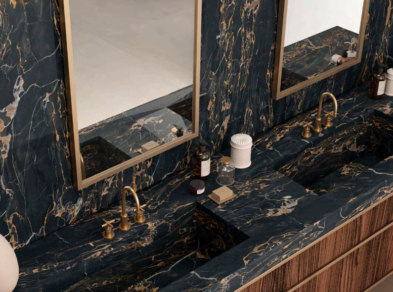 Khám phá vẻ đẹp độc đáo của Đá nung kết Portoro gold