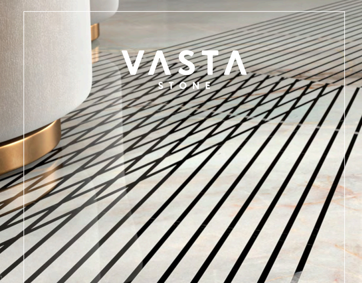 Đá nung kết Linear Harmony cao cấp Vasta với kích thước 1600x3200mm, bề mặt 3 vân tinh tế, ứng dụng đa dạng trong thiết kế nội thất và kiến trúc hiện đại.
