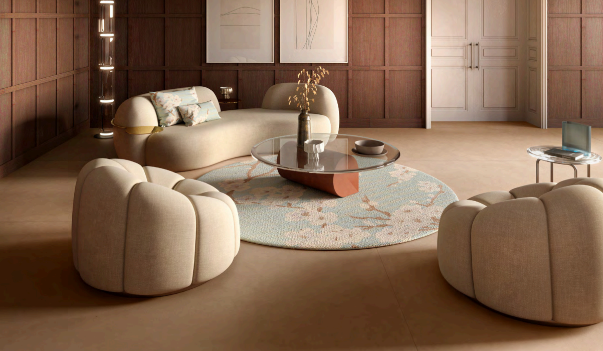 Đá nung kết Terra Terracotta bề mặt lì nhám, kích thước 1m6x3m2, màu sắc basic